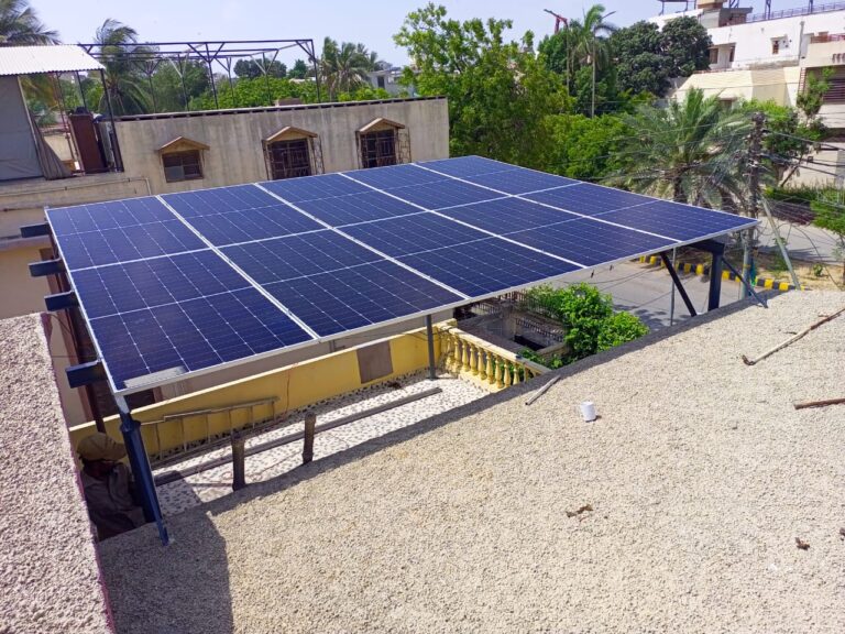 Solar plates structure installation karachi